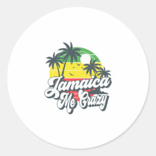 Jamaica Me Crazy Jamaicaanse Cruise Reisgroep Matc Ronde Sticker