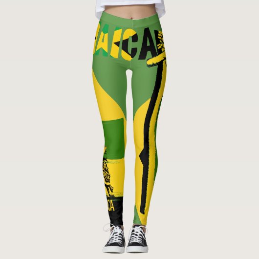 Jamaica me Crazy Leggings Jamaican Power (Voorkant)