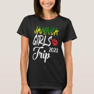 Jamaica Meisjesreis 2023 Vrouwen Bachelorette Road T-shirt