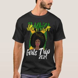 Jamaica Meisjesreis 2024 Vrouwen Afscheidspartij T-shirt