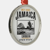 Jamaica Metalen Ornament (Rechts)