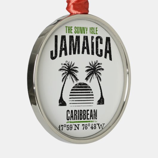 Jamaica Metalen Ornament (Rechts)