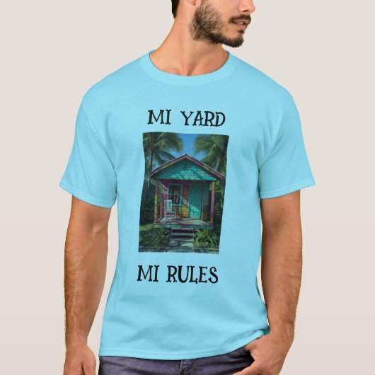 Jamaica mi yard mi riles T-Shirt (Voorkant)