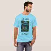 Jamaica mi yard mi riles T-Shirt (Voorkant volledig)