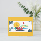 Jamaica mijn  briefkaart (Staand voorkant)