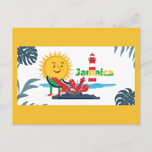 Jamaica mijn  briefkaart (Voorkant)