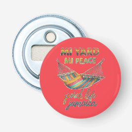 jamaica mijn erf mijn vrede button flesopener