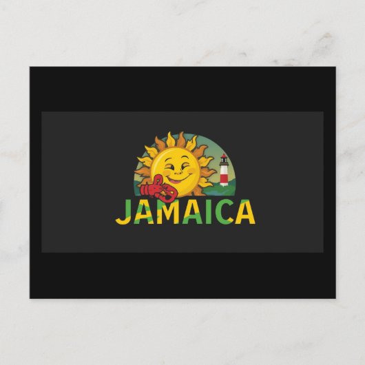 Jamaica mijn geld briefkaart (Voorkant)