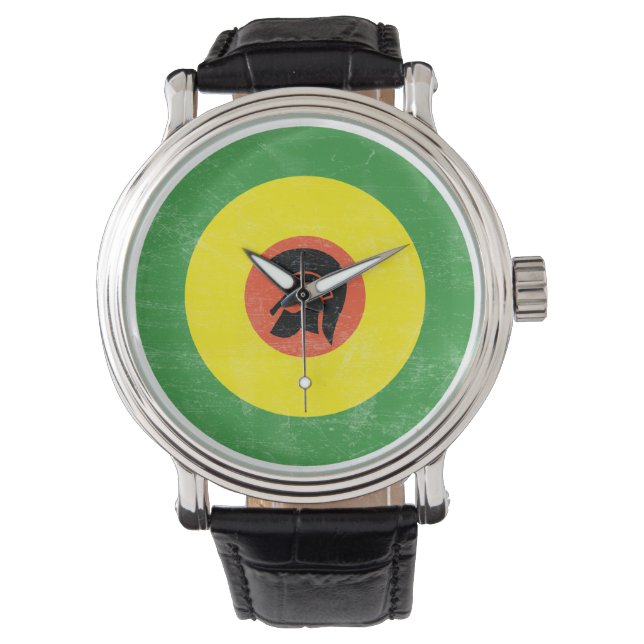 Jamaica Mod Target Strap Horloge (Voorkant)