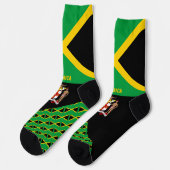 Jamaica, mode, Jamaicaanse vlag, patriottisch Sokken (Links)
