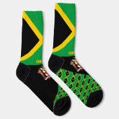 Jamaica, mode, Jamaicaanse vlag, patriottisch Sokken (Rechts)