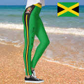 Jamaica mode leggings, Jamaicaanse vlag / reggae Leggings