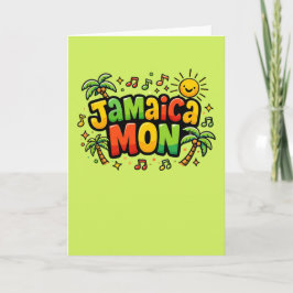 jamaica mon kleurrijk kaart