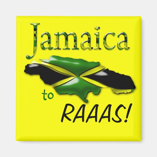 Jamaica naar Raas Magnet (Voorkant)