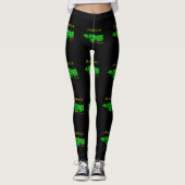 Jamaica National Colors Pattern Leggings (Voorkant)