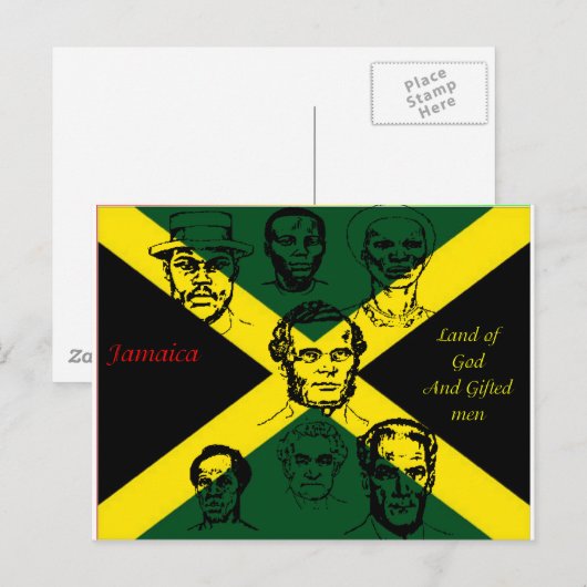 jamaica nationale held briefkaart (Voorkant / Achterkant)