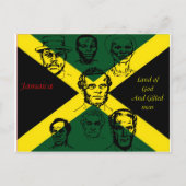 jamaica nationale held briefkaart (Voorkant)