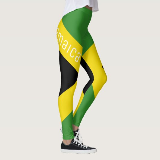 Jamaica nationale vlag stijl leggings (Rechts)