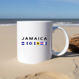 Jamaica Nautische Maritieme Zeilvlaggen Koffiemok
