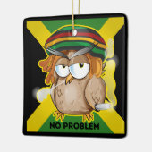 Jamaica No Problem Keramisch Ornament (Links)