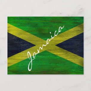 Jamaica noodlottige Jamaicaanse vlag Briefkaart