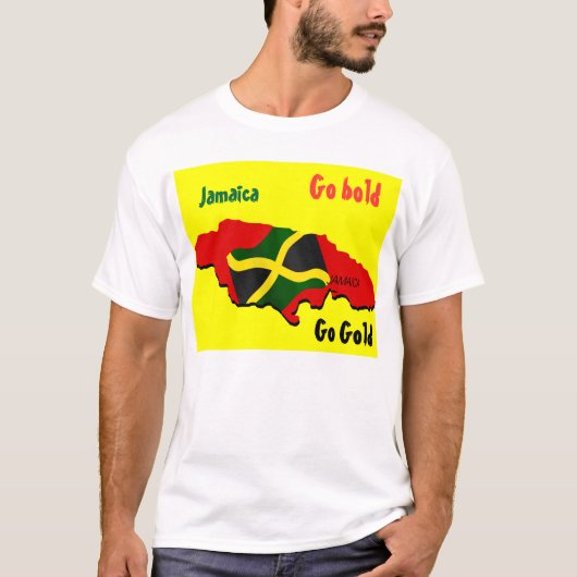 Jamaica Olympische t-shirts (Voorkant)