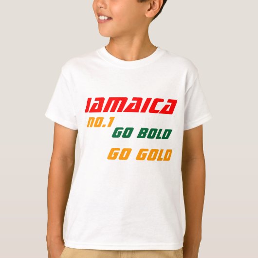 Jamaica Olympische t-shirts (Voorkant)