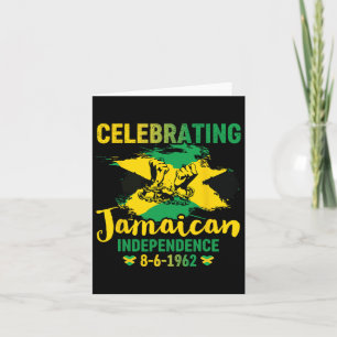 Jamaica Onafhankelijkheid 8-6-1962 Trots Jamaicaan Kaart