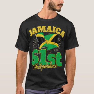 Jamaica Onafhankelijkheidsdag 61ste 1962 Jamaicaan T-shirt