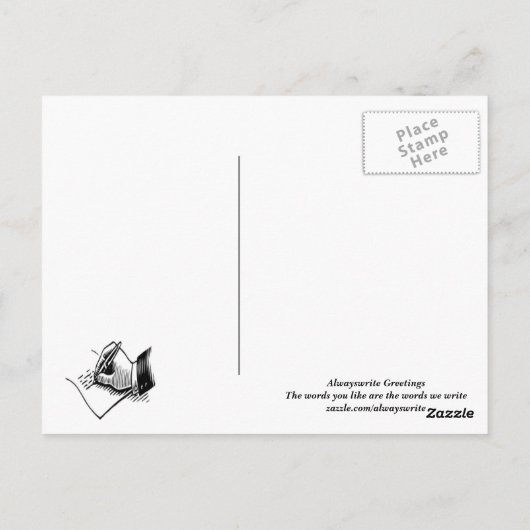 Jamaica onafhankelijkheidsdag briefkaart-opkomst briefkaart (Achterkant)