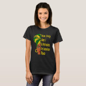Jamaica Onafhankelijkheidsdag Trotse Jamaicaanse v T-shirt (Voorkant volledig)