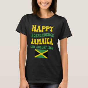 Jamaica Onafhankelijkheidsdag Trotse Jamaicaanse v T-shirt
