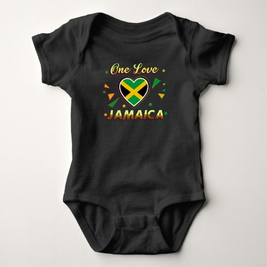 Jamaica One Love Group Vacation Cruise Matching Romper (Voorkant)