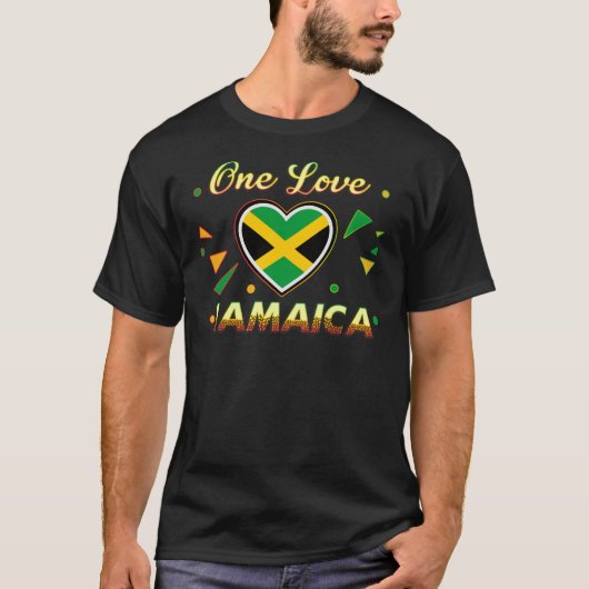 Jamaica One Love Group Vacation Cruise Matching T-shirt (Voorkant)
