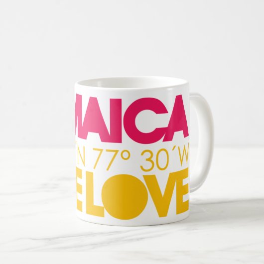 Jamaica One Love Mok (Voorkant rechts)