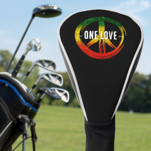Jamaica One Love Rasta Color Peace Symbol Jamaican Golfheadcover