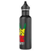 Jamaica One Love Reggae Caribbean Music Pride Flag Waterfles (Rechts)