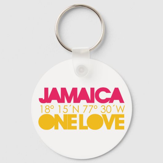 Jamaica One Love Sleutelhanger (Voorkant)
