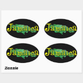 Jamaica Ovale Sticker (Vel)