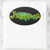 Jamaica Ovale Sticker (Tas)