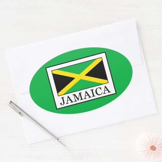 Jamaica Ovale Sticker (Envelop)