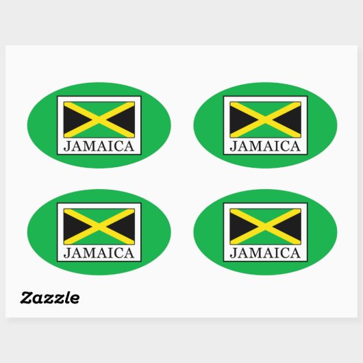 Jamaica Ovale Sticker (Vel)