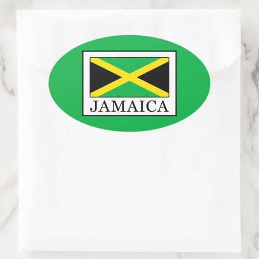 Jamaica Ovale Sticker (Tas)