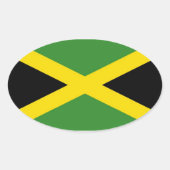 JAMAICA OVALE STICKER (Voorkant)