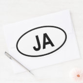 Jamaica Ovale Sticker (Envelop)