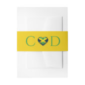 Jamaica Paar Bruiloft Uitnodigingen Wikkel (Voorkant Voorbeeld)