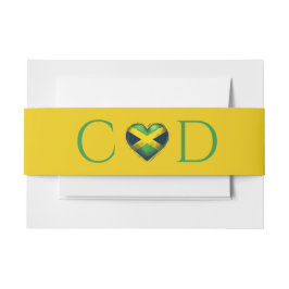 Jamaica Paar Bruiloft Uitnodigingen Wikkel