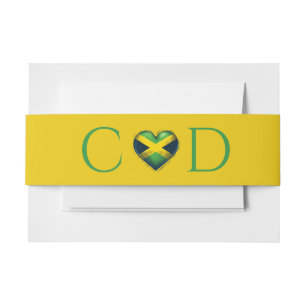 Jamaica Paar Bruiloft Uitnodigingen Wikkel