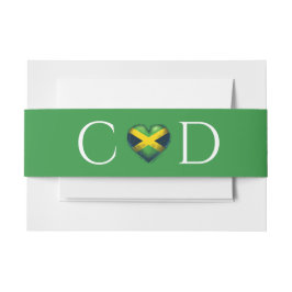 Jamaica Paar Bruiloft Uitnodigingen Wikkel