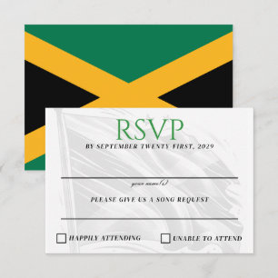 Jamaica Paar RSVP Kaartje